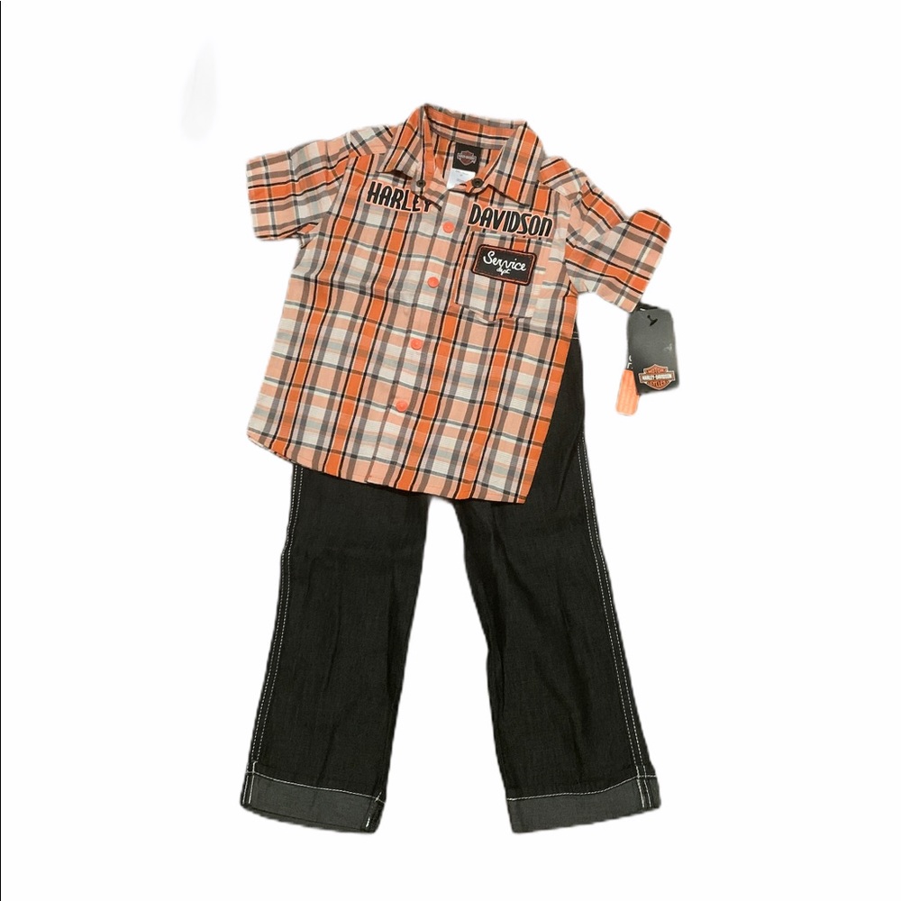 2t Boys Harley Davidson Outfit NWT